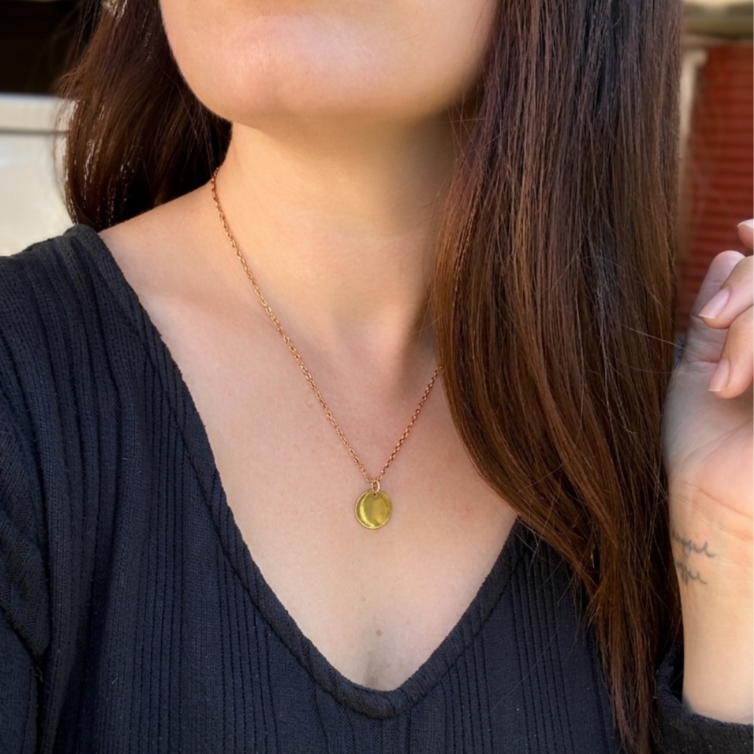 Women's Devotional Necklace - Rose Gold
