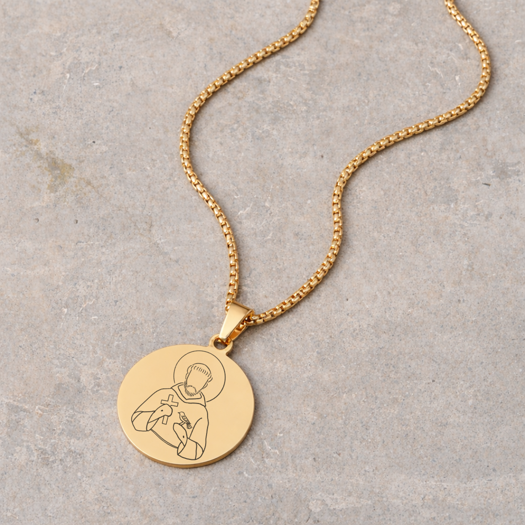 Men's Devotional Necklace - Gold