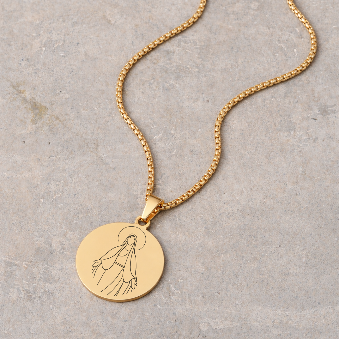 Men's Devotional Necklace - Gold