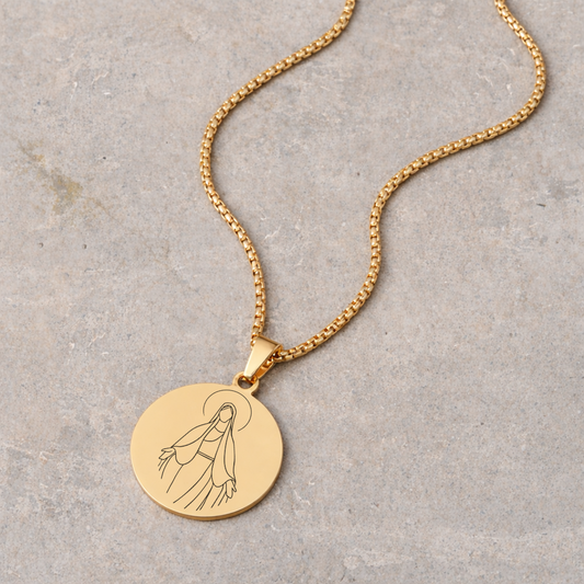 Men's Devotional Necklace - Gold