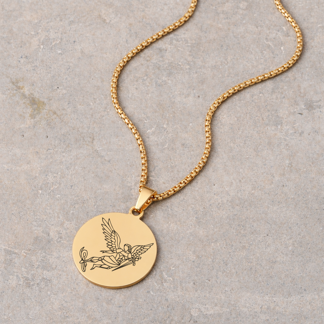 Men's Devotional Necklace - Gold