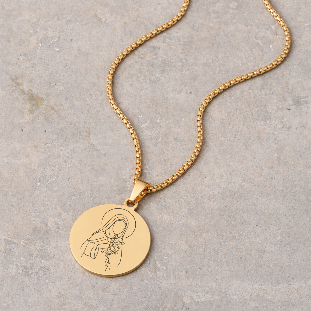 Men's Devotional Necklace - Gold