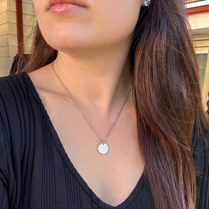 Women's Devotional Necklace - Silver