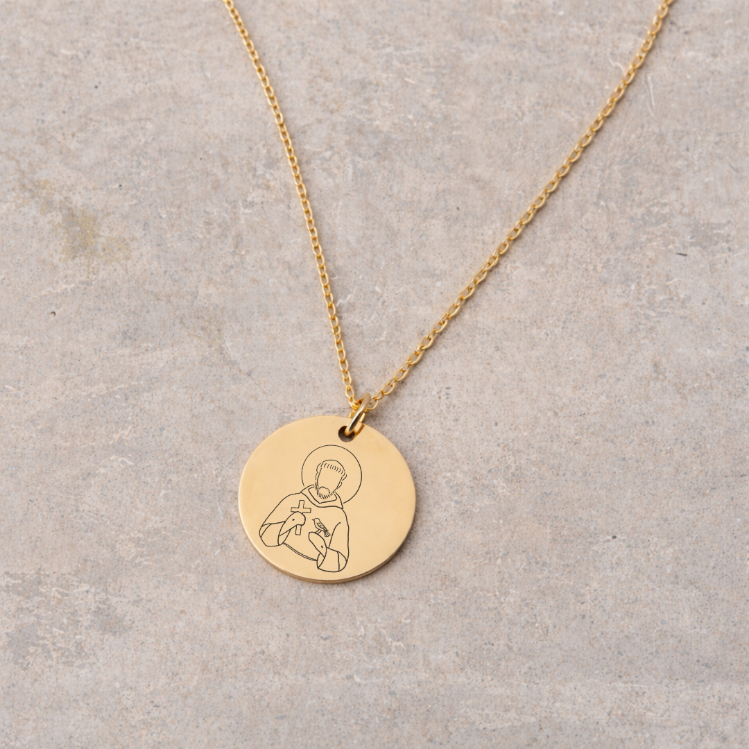 Women's Devotional Necklace - Gold