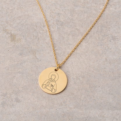 Women's Devotional Necklace - Gold
