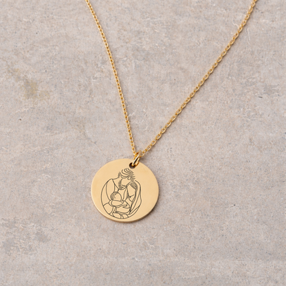 Women's Devotional Necklace - Gold