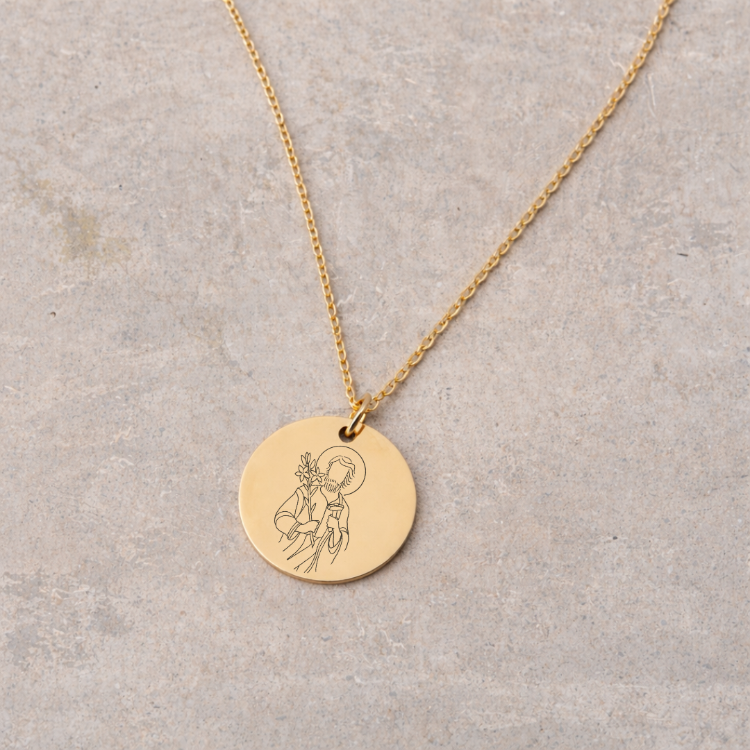 Women's Devotional Necklace - Gold