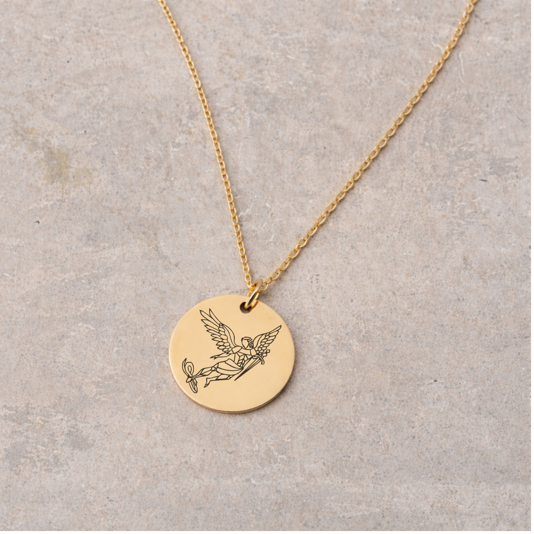 Women's Devotional Necklace - Gold
