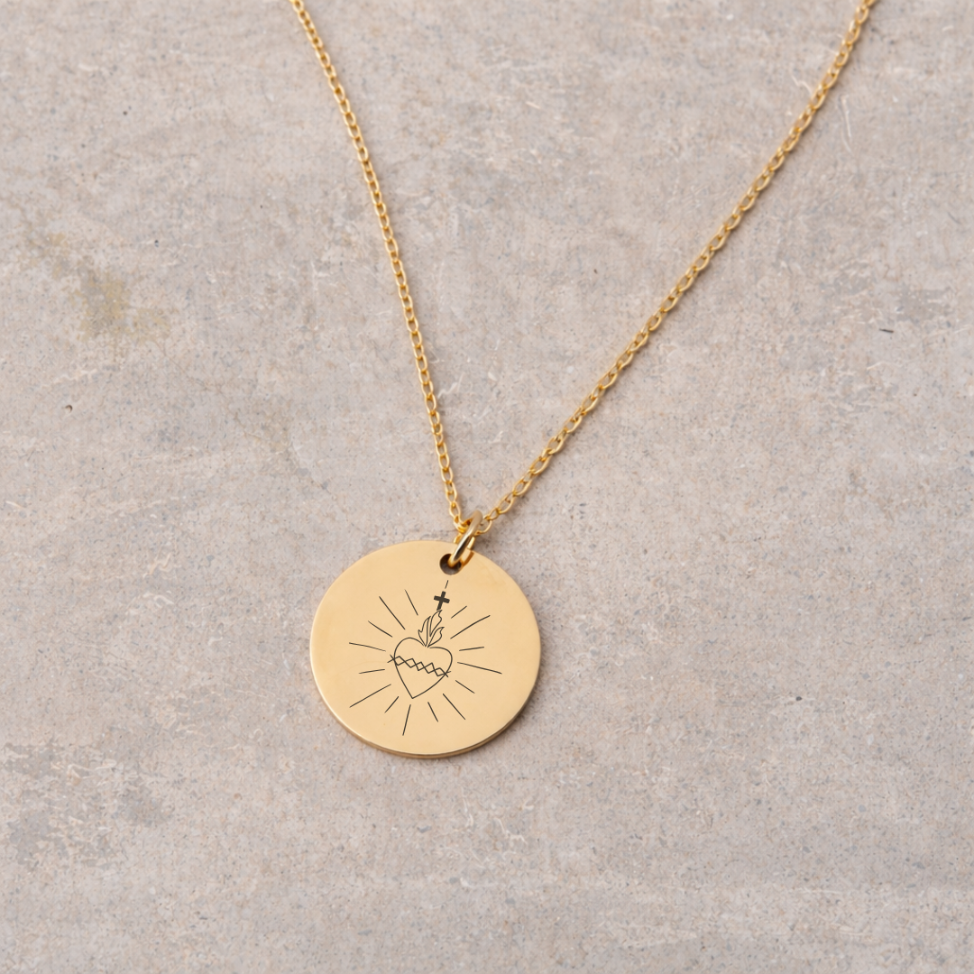 Women's Devotional Necklace - Gold