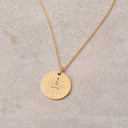 Women's Devotional Necklace - Gold
