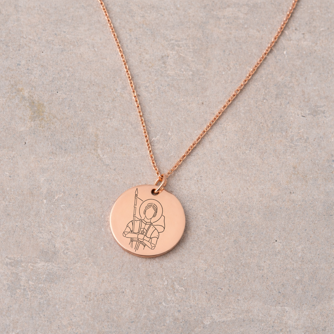Women's Devotional Necklace - Rose Gold