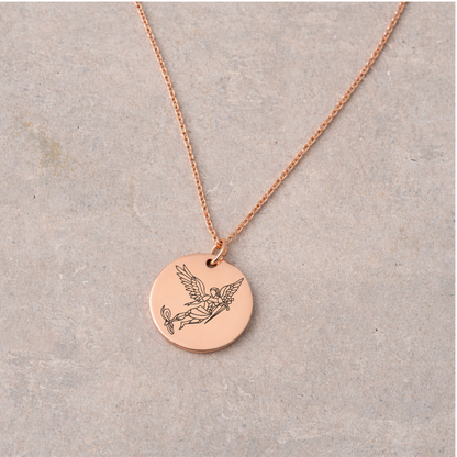Women's Devotional Necklace - Rose Gold