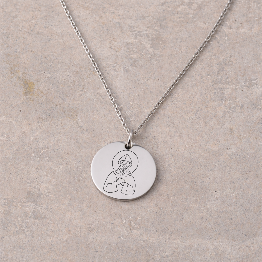 Women's Devotional Necklace - Silver