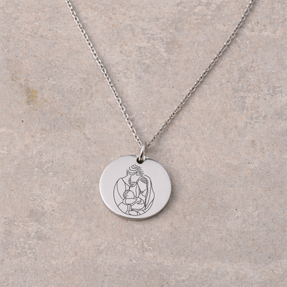 Women's Devotional Necklace - Silver