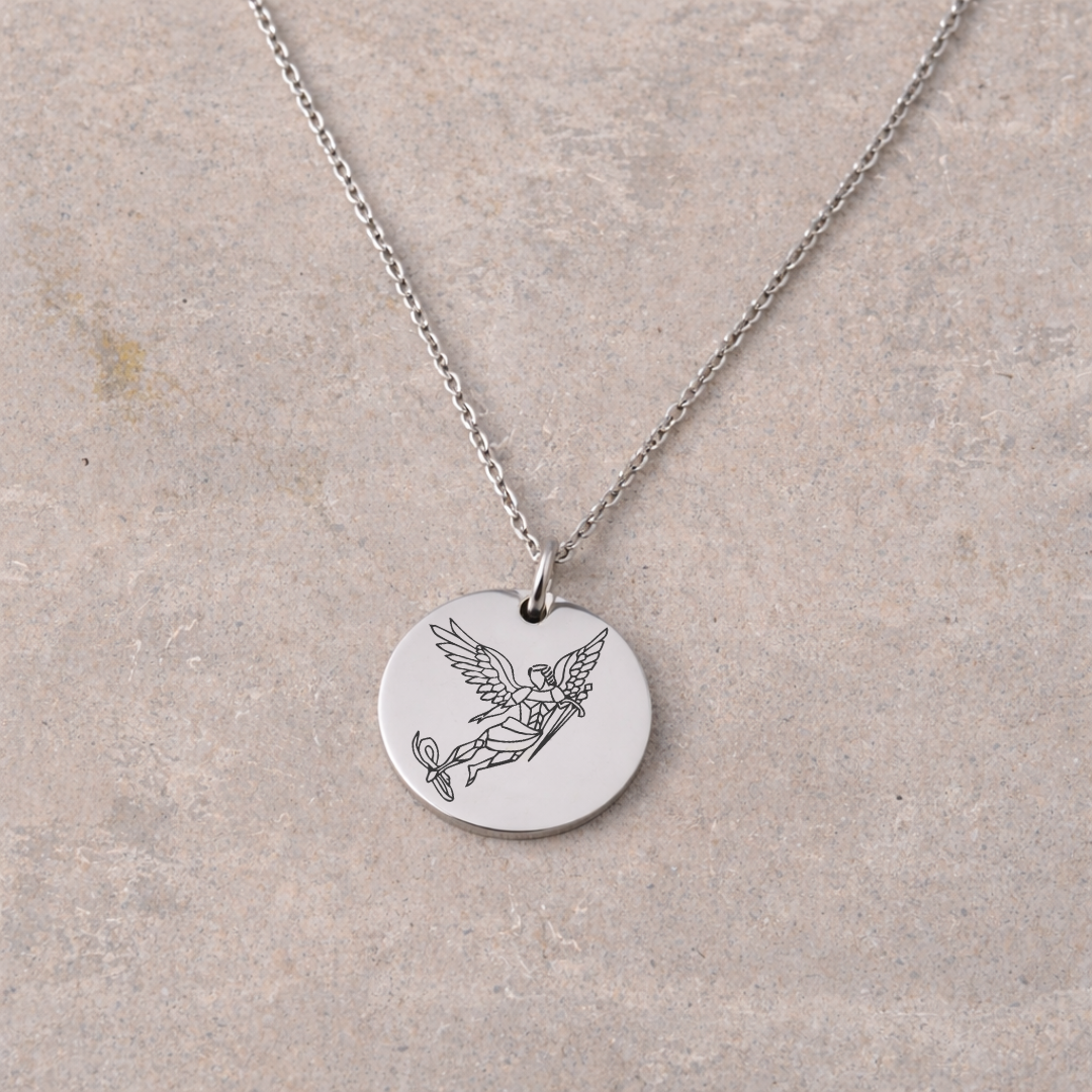 Women's Devotional Necklace - Silver