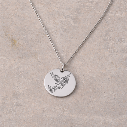 Women's Devotional Necklace - Silver